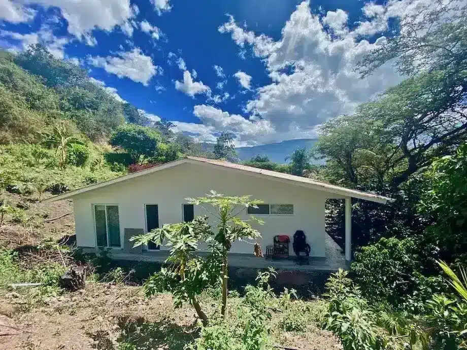Exterior back of house