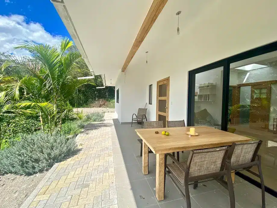 Guest house porch