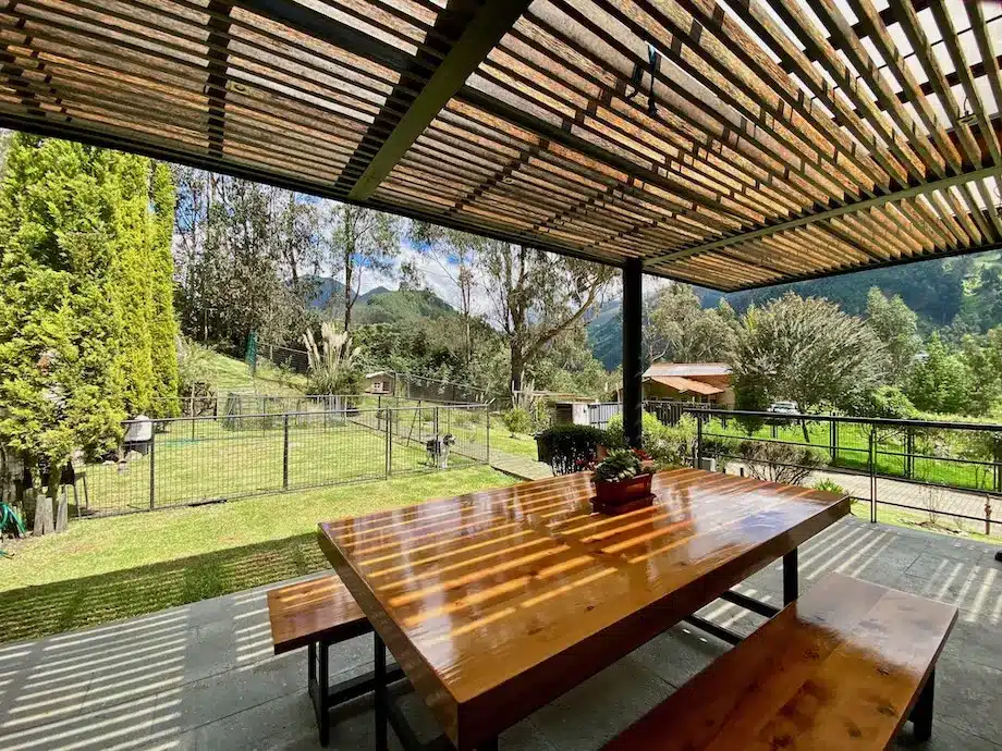 View from Outdoor Kitchen