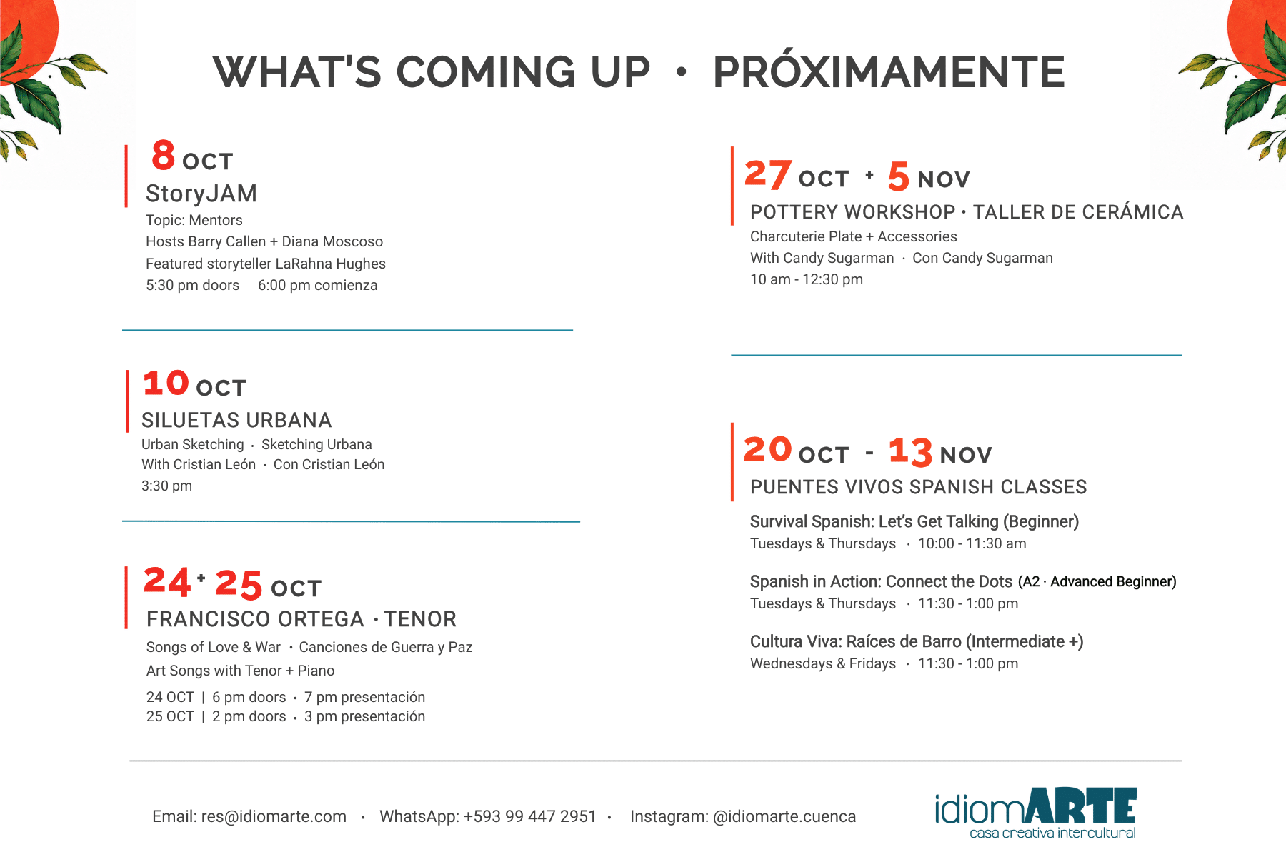 oct calendar 2026